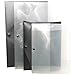 JAM PAPER Plastic Portfolio with Snap Closure - Large - 11 x 17 x 3/4 - Black - Sold Individually