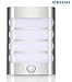 JEBSENS WL01 Luxury Aluminum Stick Anywhere Bright Motion Sensor LED Wall Sconce Night Light, Wireless Auto On/Off Step Lights for Hallway, Pathway, Stair, Garden, Wall, Drive Way