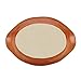Rachael Ray Cucina Stoneware 12-Ounce Oval Au Gratin, Pumpkin Orange -