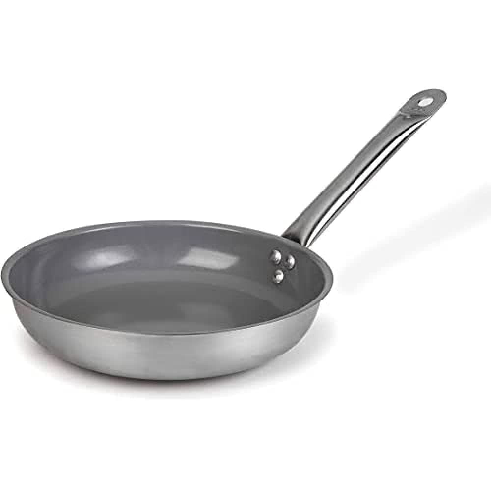 Lacor 51740 Chef Inox Ceram Frying Pan, 40 cm, Grey