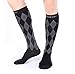 Doc Miller Premium Open Toe Compression Socks 20-30 mmHg - 1 Pair, Argyle, Knee High, Toeless Compression Stockings Women & Men Ted Hose for Air Travel, Nurses, Running, Maternity Pregnancy Leggings