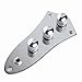 Kmise A0097 1 Piece 3 Bands Active Passive Preamp for Jazz Bass Control Plate Assembly Knobs Pots