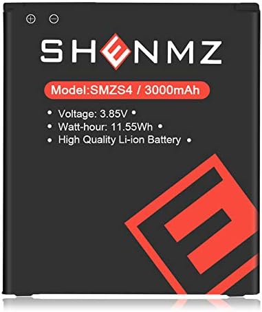 Galaxy S4 Replacement Battery,【Upgraded】 3000mAh Li-ion Replacement Battery for Samsung Galaxy S4 Active i9295 i537 | Galaxy S4 Spare Battery i9500 i9505 [2 Year Warranty ]