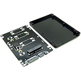Mini PCI-E mSATA SSD to 2.5" SATA Hard Disk Enclosure Case Converter Adapter