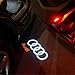 Car Door LED Lighting Entry Ghost Shadow Projector Welcome Lamp Logo Light for AUDI Series Symbol Emblem Courtesy Step Lights Kit Replacement（4 pack）thumb 3
