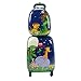 Custpromo 2 pcs ABS Kids Suitcase Lightweight Backpack Luggage Set 16