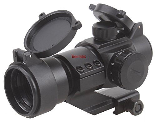 TAC Vector Optics Stinger 1x28 Red Dot Scope with Cantilever Weaver Mount