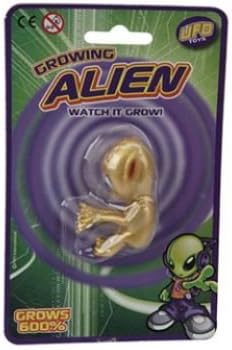1 X Children's Gold Growing UFO Alien Gift Toy for Kids