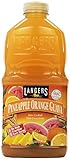 Langers Juice Cocktail, Pineapple Orange Guava, 64 Ounce (Pack of 8)