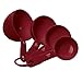 KitchenAid Classic Measuring Spoons, Set of 4, Red