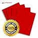 MiPremium Red Iron On Vinyl HTV, PU Heat Transfer Vinyl 12” x 10” inches 4 pre-Cut Sheets, for T Shirts Sports Clothing Other Garments & Fabrics, Easy to Cut Apply & Press red Vinyl (Red)