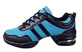 DPO Women's Modern Ballroom Soft Sole Lace-up Breathable Dance Shoe
