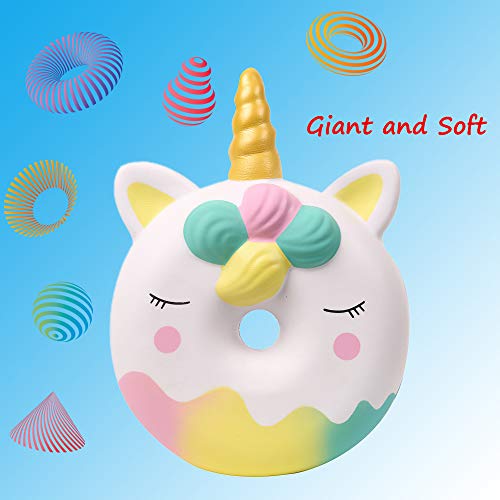 3 Anboor+Squishies+Unicorn+Scented+Doughnut