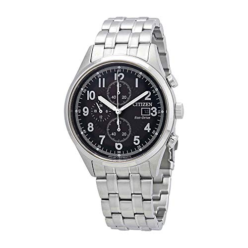 Citizen Watches Men's CA0620-59H Eco-Drive Silver Tone Watch