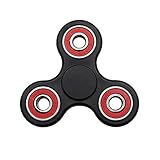 MASCOTKING Fidget Spinner Toy Stress Reducer Hand spinner fidget toys hand fidget (black)
