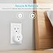 MoKo WiFi Smart Plug, Mini WiFi Outlet Mini Socket Compatible with Alexa Echo, Google Home, SmartThings, APP Remote Control Timer Plug, 10A Only Supports 2.4GHz Network No Hub Required, White