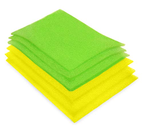 Dualplex Fruit & Veggie Life Extender Liner for Refrigerator Fridge Drawers 6 Pack Includes 3 Yellow 3 Green – Extends The Life of Your Produce Stays Fresh & Prevents Spoilage, 12 X 15 Inches - Thumbnail 2