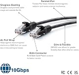 C2G 0.6M (2Foot) CAT6A Extra Slim Flexible Ethernet Cable 10Gbps for Router TV view 4