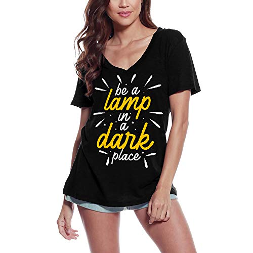 Ultrabasic-Womens-T-Shirt-Be-a-Lamp-in-a-Dark-Place-Motivational-Gift