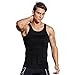 HÖTER Men's Compression Shirt to Hide Gynecomastia Moobs Chest Slimming Body Shaper Undershirt