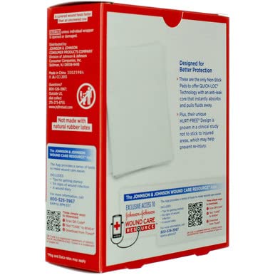 BAND-AID HURT-FREE NON-STICK PADS