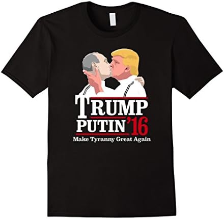 Men's Funny Trump Putin 16 - Trump Putin 2016 Shirt 2XL Black