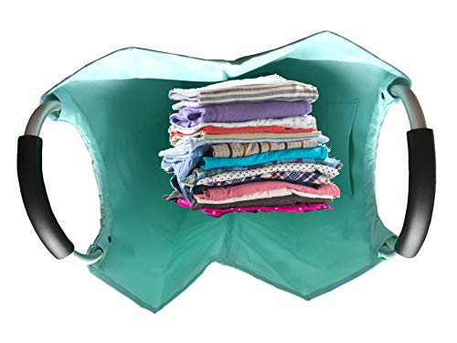 Brieftons 115L Extra Large Laundry Basket, Collapsible Fabric Laundry Hamper Storage Bag, Foldable Clothes Tote with Aluminium Handles, Coin Pocket, Perfect for Washing, Storage & Organization Needs