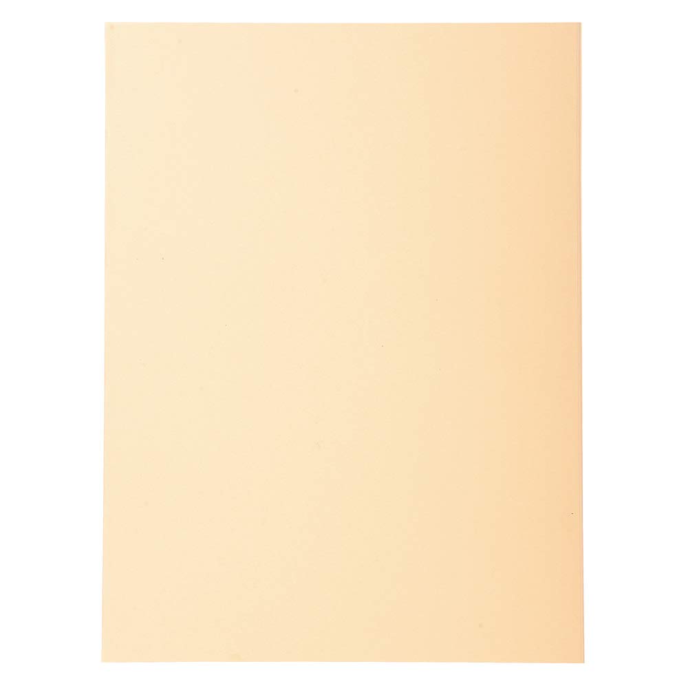 Exacompta - Ref 420002E - Forever Collection - Recycled Square Cut Folder - A4 (210 x 297mm), 170gsm Recycled Board, Blue Angel Certified - Buff (Pack of 100)
