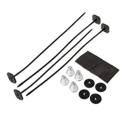 huanban072 1 Set Car Vehicle Electric Radiator Fan Mounting Kit Plastic Ties Straps Universal Radiator Fan Mounting Kit