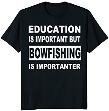 Mens Bowfishing_importanter Tshirt XL Black