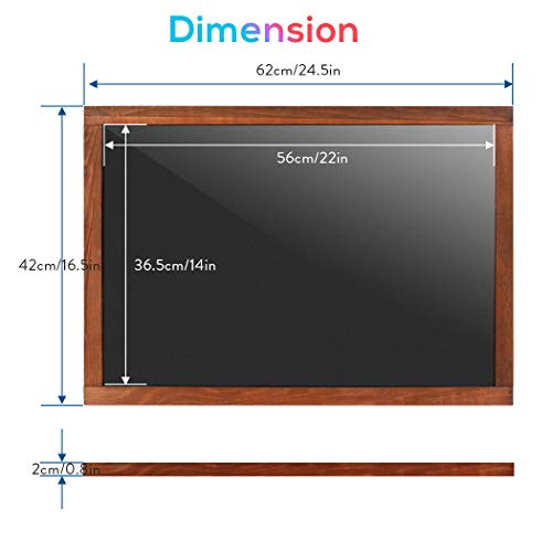 image for LUVODI LED Message Writing Board 22 x 14 Inch Neon Sign Chalkboard wit