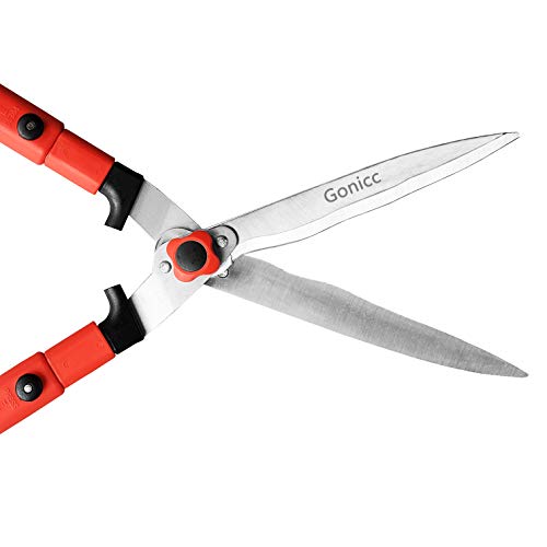 gonicc Professional Adjustable 25"+ 8" Hedge Shears. with Wavy SK5