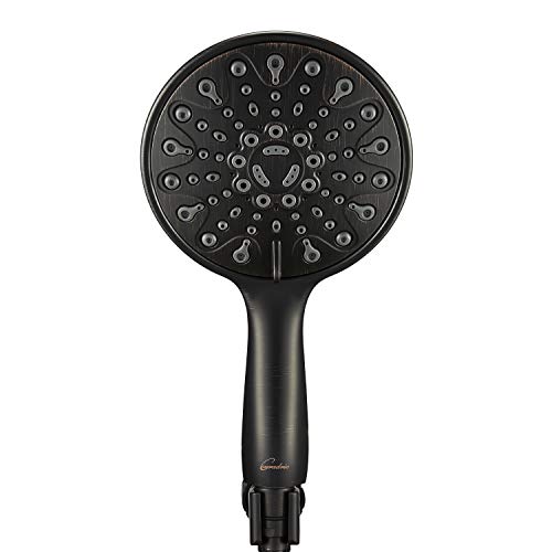Couradric Handheld Shower Head, 6" OilRubbed Bronze Face 6 Spray