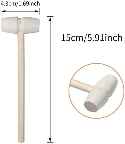 Pack De 40 Mini Martillos De Madera Y Mazo De Langosta | Cuotas sin interés