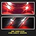 YaaGoo H8 H9 H11 Red LED DRL Driving Fog Light,Replacement of Halogen,360 Degree Super Bright