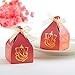 Kate Aspen Indian Jewel Ganesh Favor Box (Set of 12) Gift Set, One Size, Red, Gold