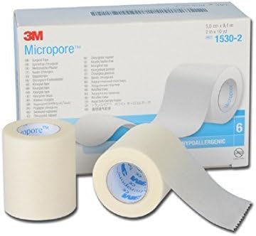 Micropore Surgical Tape White 2 Inches X 10 Yards - 6 Pieces by Wound Care