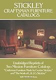 Stickley Craftsman Furniture Catalogs
