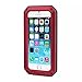 Mangix iPhone 8 Plus Case,iPhone 7 Plus Case,Built-in Glass Metal Extreme Shockproof Heavy Duty Cover Shell Case Full Body Protection for Apple iPhone 8 Plus/7 Plus (Red)