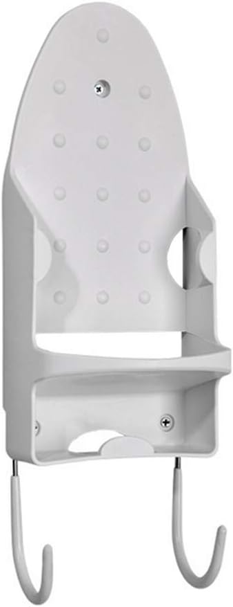 Wall Mounted Iron Rest, FOME PBT Plastic Heat Resistant Hanging Iron Holder Ironing Board Holder Wall Mount with Steel Hooks Iron Board Hanger Iron Board Organizer11.6x5.2IN: Home & Kitchen