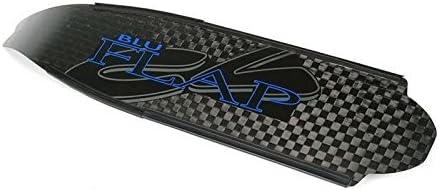 C4 Blue Flap VGR Carbon Fin Blade Set - Black - #25