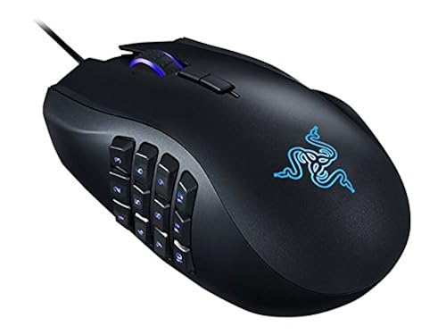 Razer RZ01-01610100-R3U1 Naga Chroma - Ergonomic RGB MMO Gaming Mouse ...