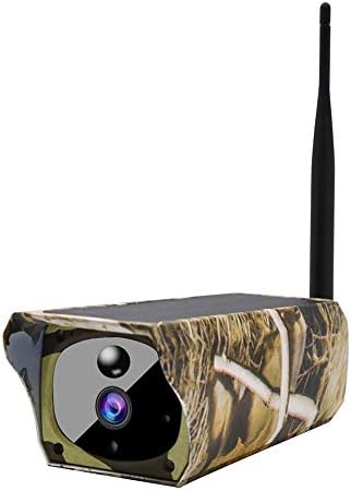 Solar Powered Game Security Trail Cameras Motion with Night Vision Motion Activated Sensor, IP66 Waterproof 1080p Spy Outdoor Animal Camera for Wildlife Monitoring and Home Security