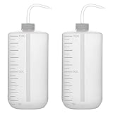 stonylab Chemical Wash Bottle, 2-Pack Plastic