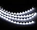 Zento Deals 30cm White LED Car Flexible Waterproof Light Strips (Pack of 4)