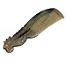 HONGLAYS Ox Horn Comb-Fine Parrot Engraving Hair Comb Anti-Static Comb-Vietnam Buffalo Horn Combs