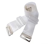 Invisible Clear Bra Shoulder Straps Replacement Adjustable Longer Matt Strap Metal Hook (10mm 3/8