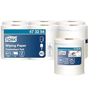 Tork Wiping Centerfeed Poetspapier Wit M2, voor handen en oppervlakken, 1 x 771 vellen, 473254