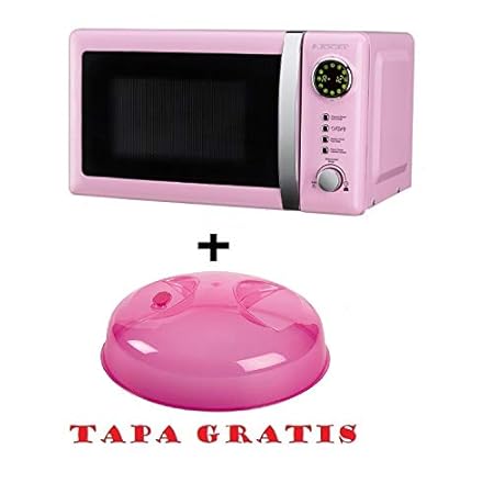 Microondas Jocel JMO001320, 20 L, 700 W, Rosa+ tapa para micro gratis