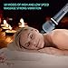 MANFLY Rechargeable Electric Massage Stick, with 10 Vibrate Modes & 5 Powerful Speeds, Gray